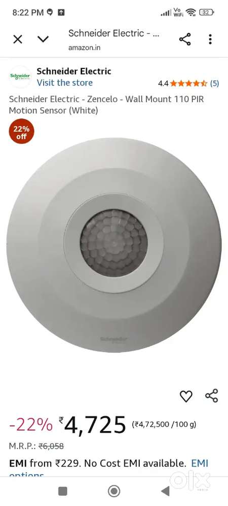 Schneider lighting sensor