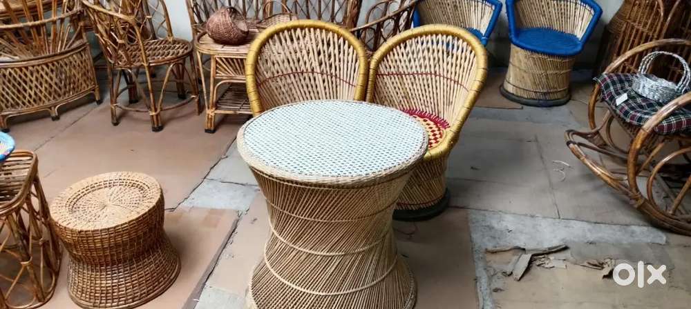 Bamboo Mudda Chair Bamboo Coffee Table Rattan Lamp Laundry Basket