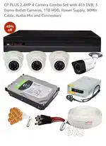 Cctv camera Cp plus 2mp hd 4 camera set