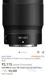 NIKON Z 50 MM 1.8