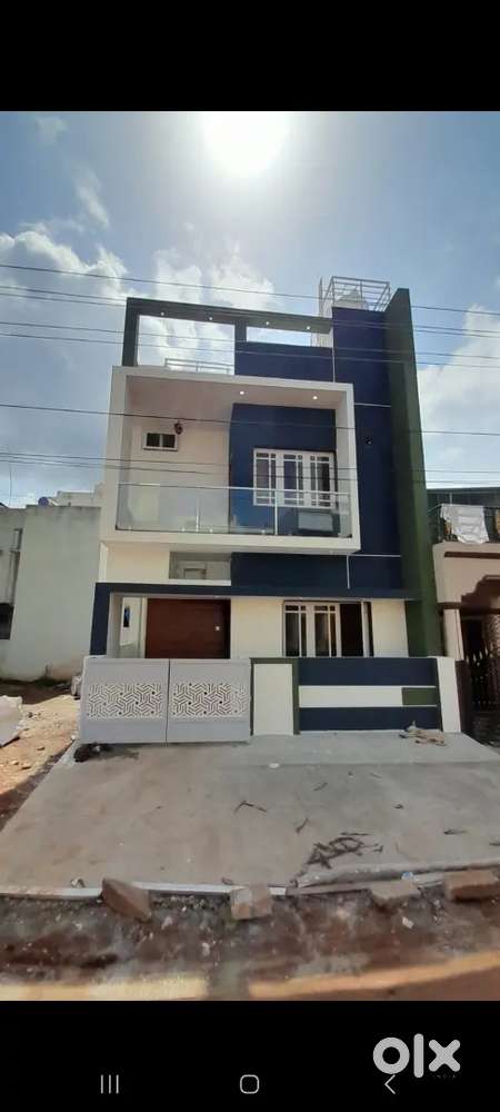 20×30 duplex house for sale 3bhk price 98laks Vijayanagara 4th Stage