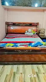 Wooden bed