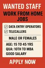KAKINADA @ WORK FROM HOME JOBS (TELECALLERS WANTED)