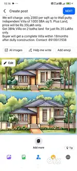 Plotted Residential Land available for sale in Gated Housing Society.
