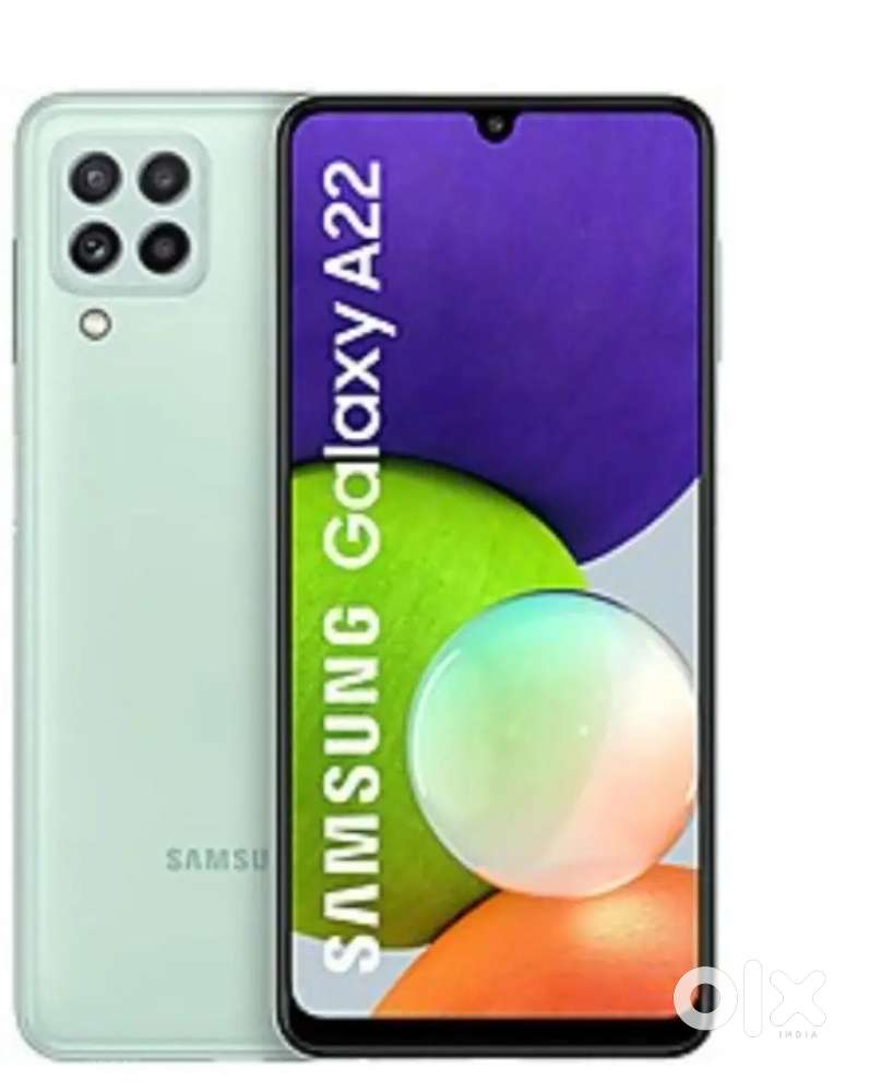 Samsung A22 ram 8 128  battery 5000 mah