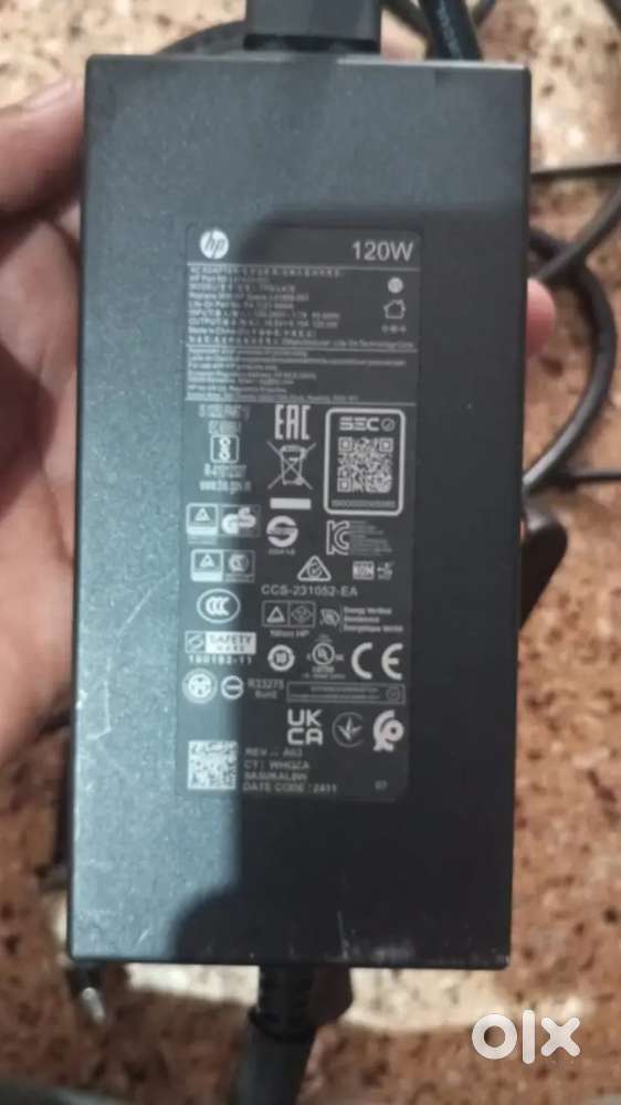 HP Original 120W Laptop Charger