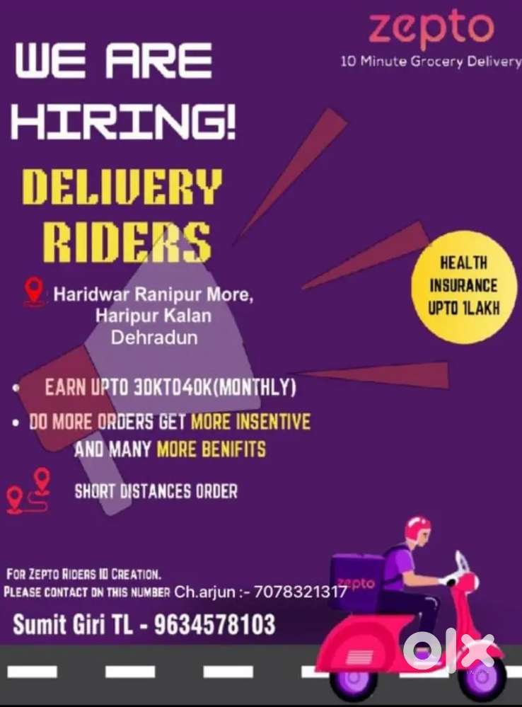 Zepto delivery boy