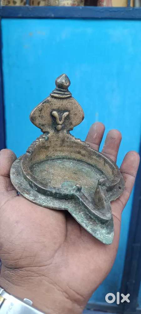 Very old bronze Antique lamp..