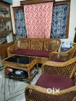 Cane sofa set