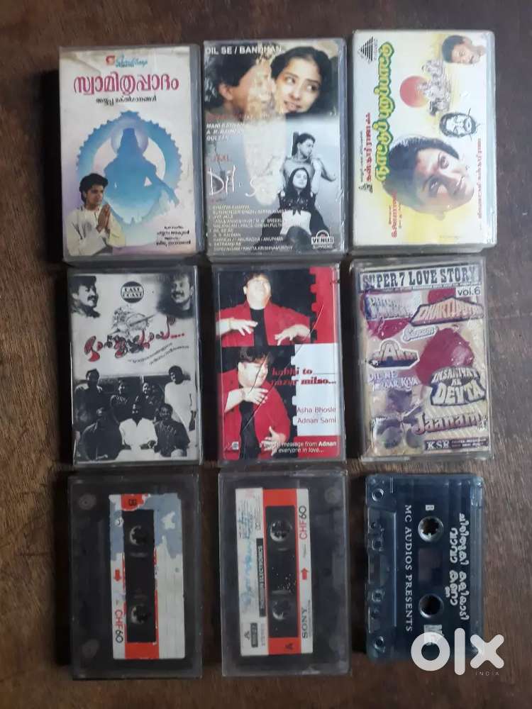 Audio cassette, Cd's(total 600)