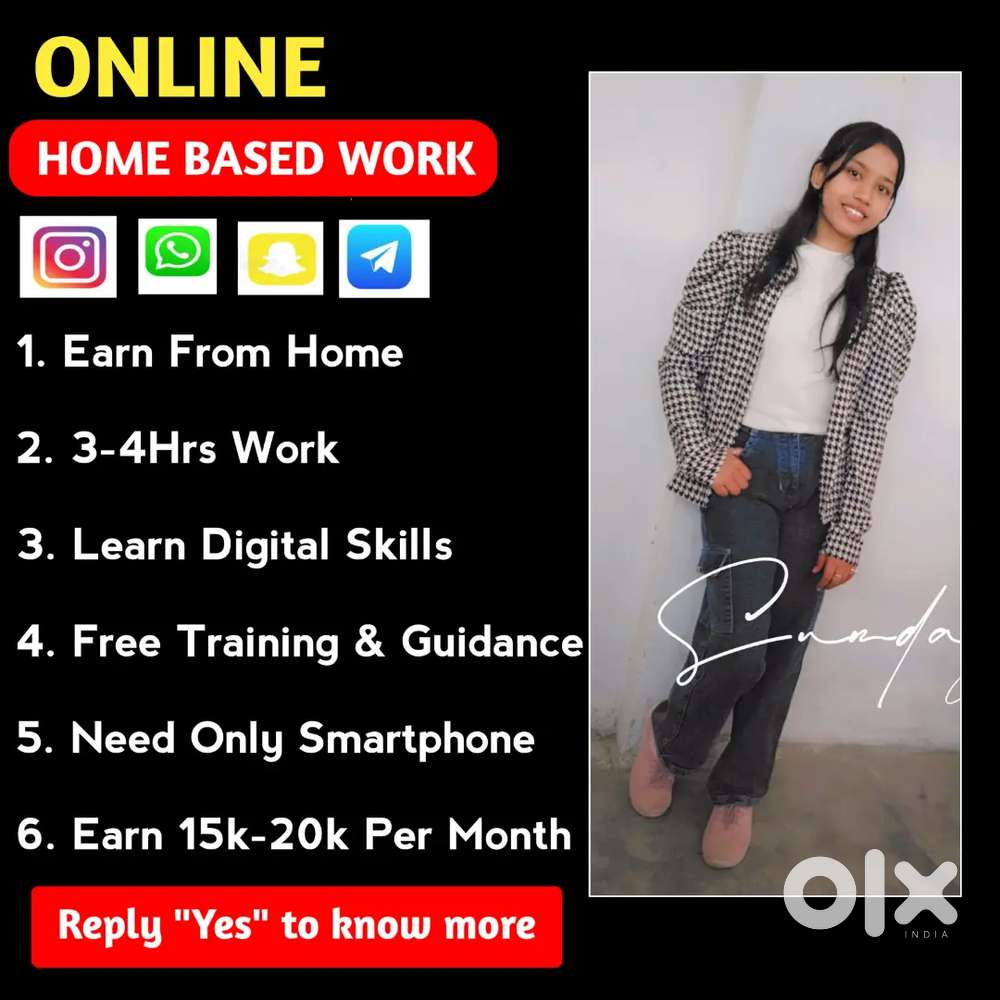 Flexible Part time home based work/ training provided