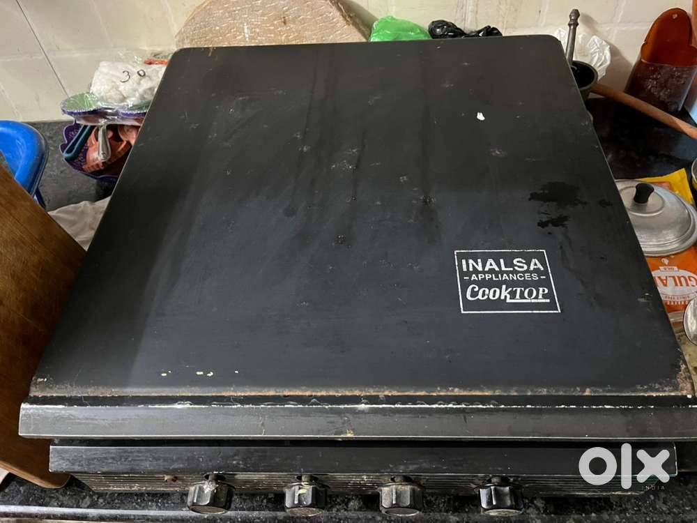 Sunflame 3 burner cooktop with cover