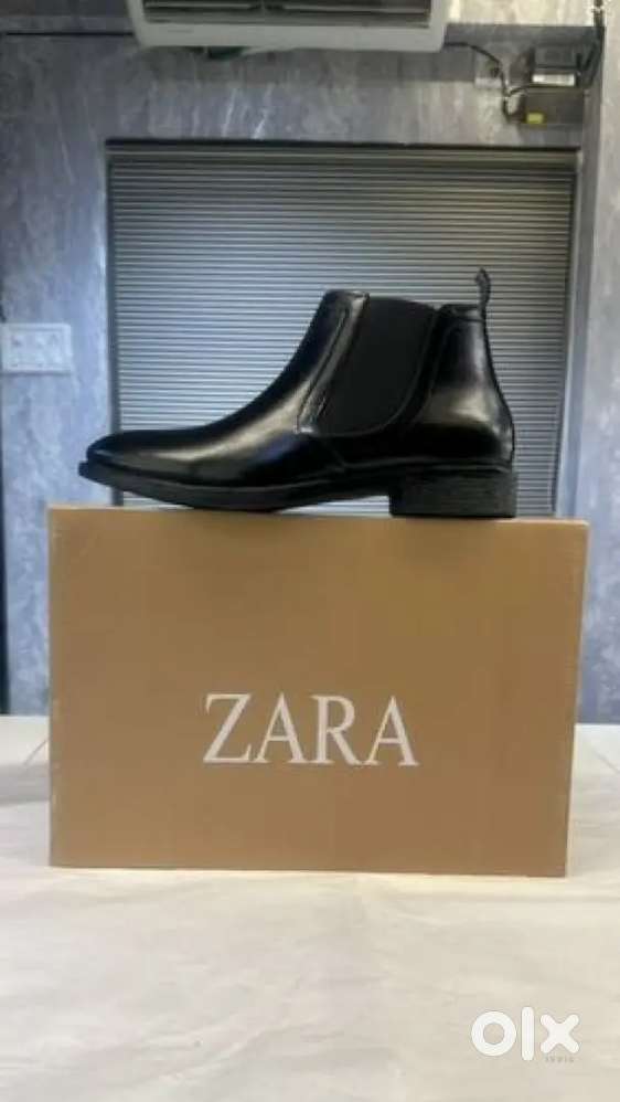 ZARA BLACK LONG SHOES