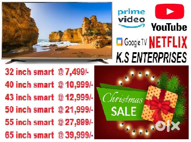 WINTER OFFER 40 INCHES  SMART, 4K UHD LED TV IN 10,999 ONLY.