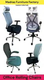 Sairam Furniture new rolling chair own manufacturer offer price