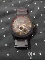 Fossil Primium Coffee Brown Chronograph Round LensesFS4682_SOR Audio