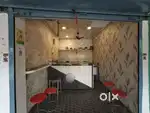 Full waffle setup with counter