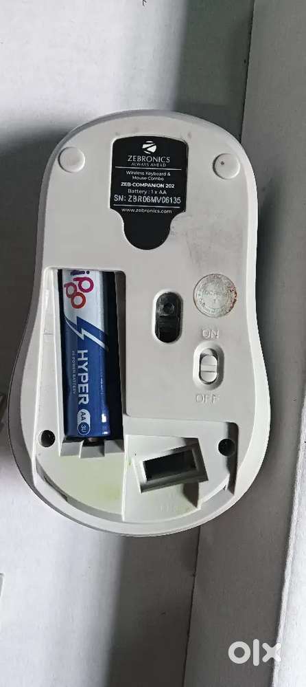 Zebronics campaign 202 wireless keyboard as mouse combo