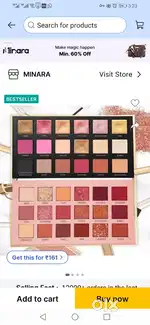 Eye shadow, makeup brushes