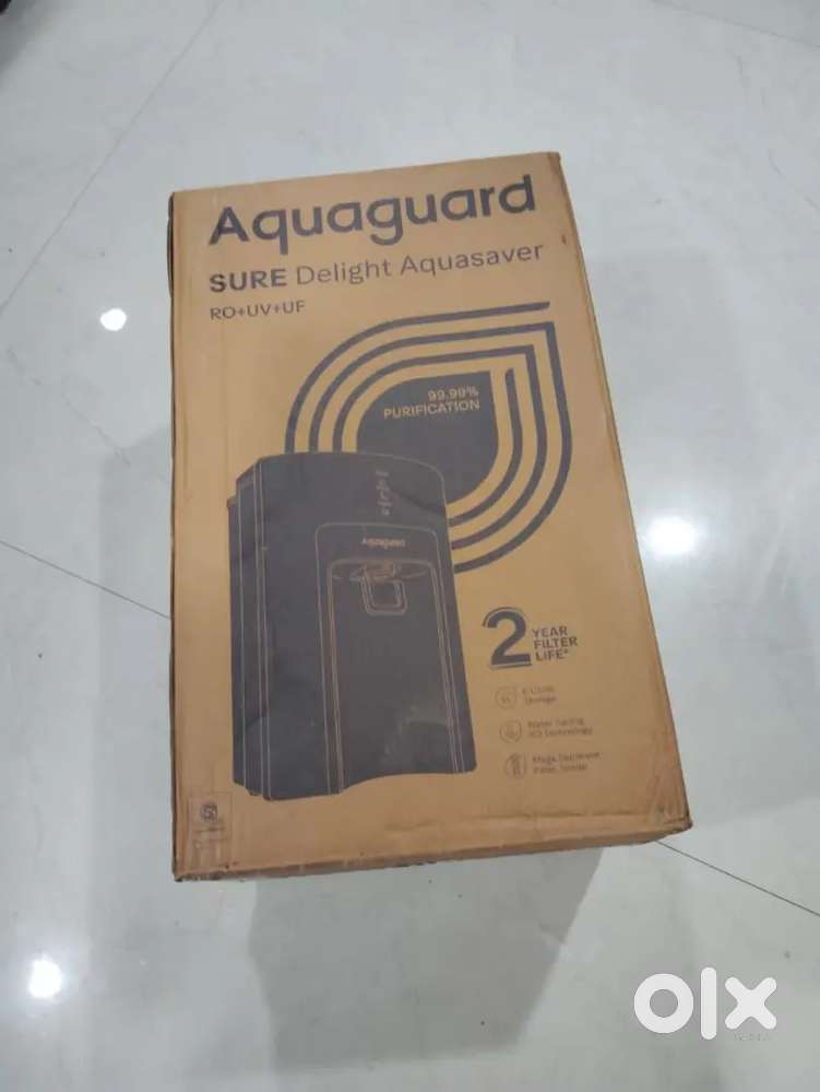 Aquaguard Brand New, company seal pack RO+ installation, 2 year filter