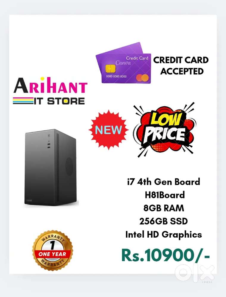 NEW  CPU / i7 4th Gen / 1 Year Warranty