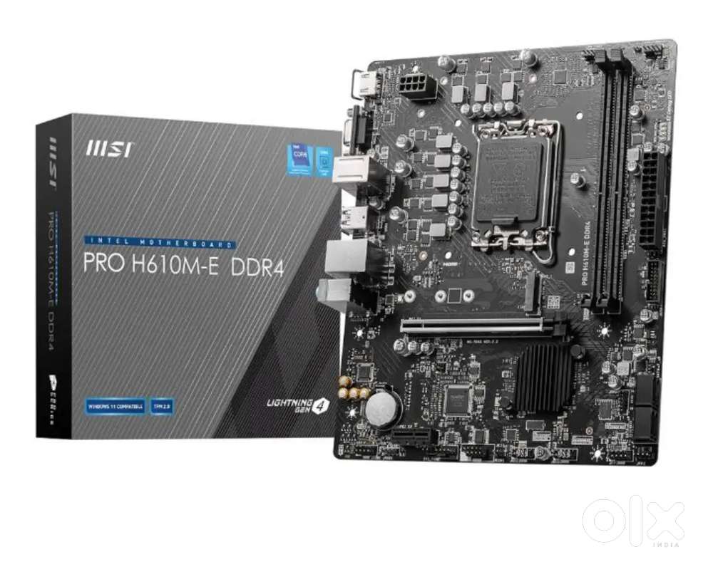 MSI H610M E Motherboard &DDR4 RAM For Sale