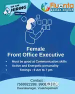 Female front office executive