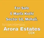 For Sale:- 6 Marla House/ Kothi for Sale in Sector 68 Mohali