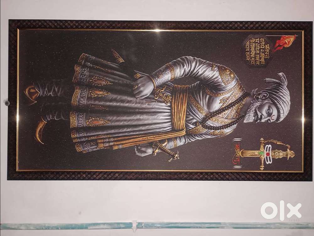 Big Size श्री छत्रपति शिवाजी महाराज फोटो फ्रम डिस्क्रिप्शन वाचा खालचं