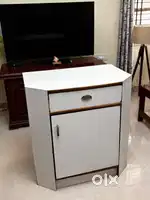 White Desk and storage table