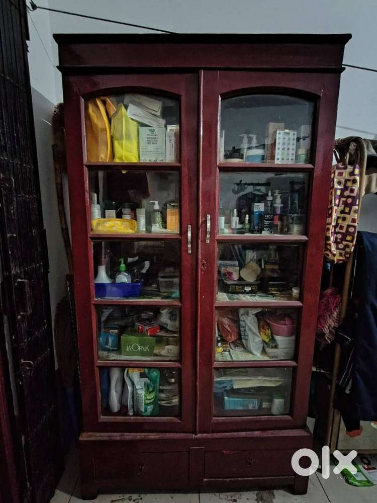 Wooden segun almirah Burmatic wood