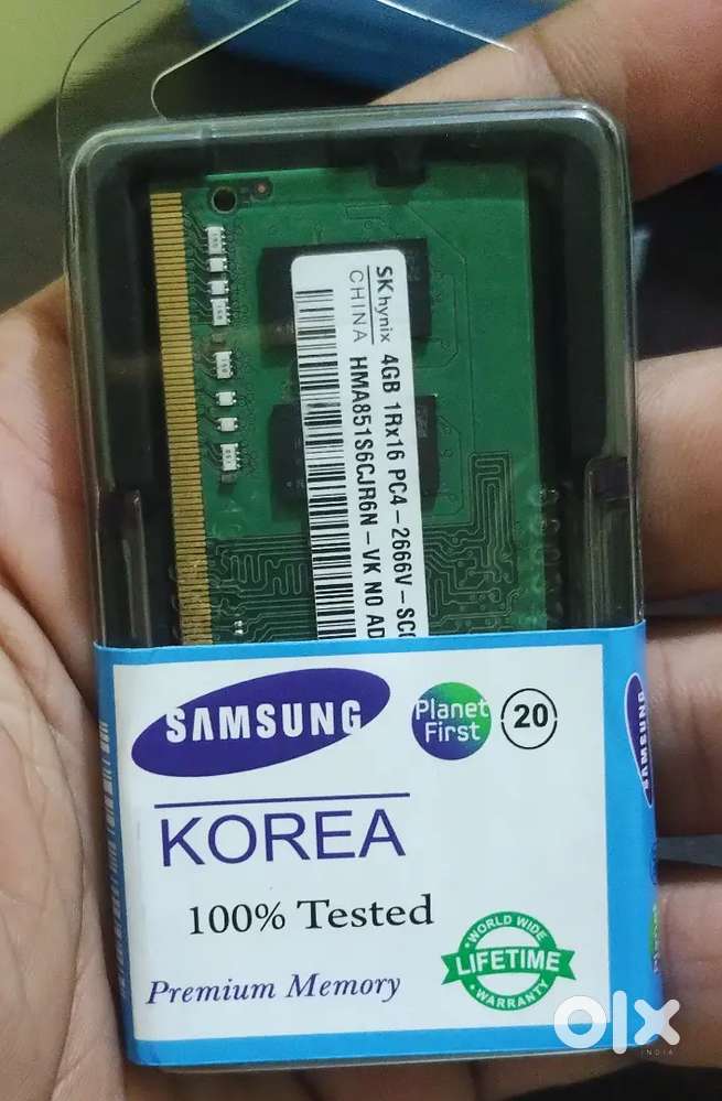 4GB DDR4 RAM For Laptop