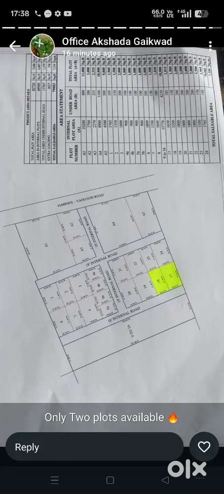 Residential Plot for Sale – Only ₹9.99 Lakh per Guntha Vadgaoun maval