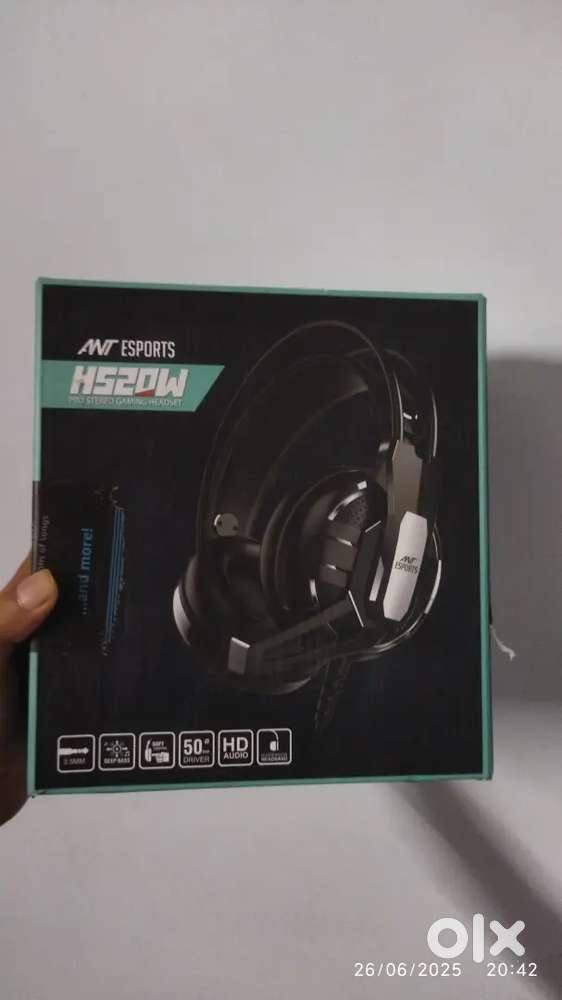 ANT ESPORTS H520W Wired 3.5MM Gaming Headphone (Black) (PC/Mobile)