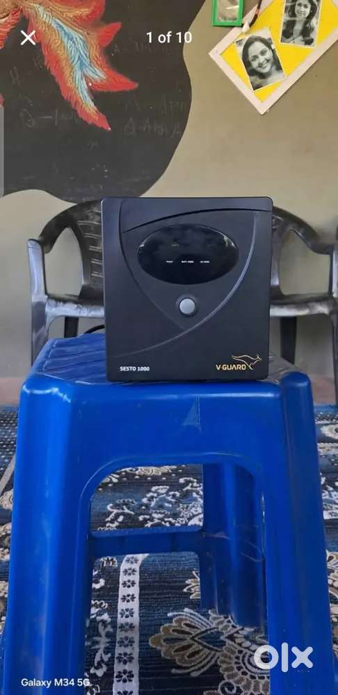 V-GUARD UPS  WARRANTY AVAILABLE  PRICE NEGOTIABLE TO A LIMIT