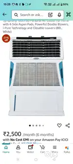 Symphony Touch I80 aur cooler