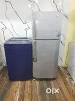 Lg double door refrigerator & godrej eon automatic washing machine*/*