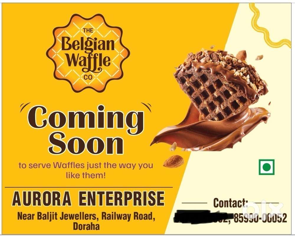 3 employees needed for a new Waffle outlet