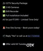All types of cctv cameras are available here location ghogomali.