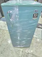 Lg single door stylish green colour refrigerator