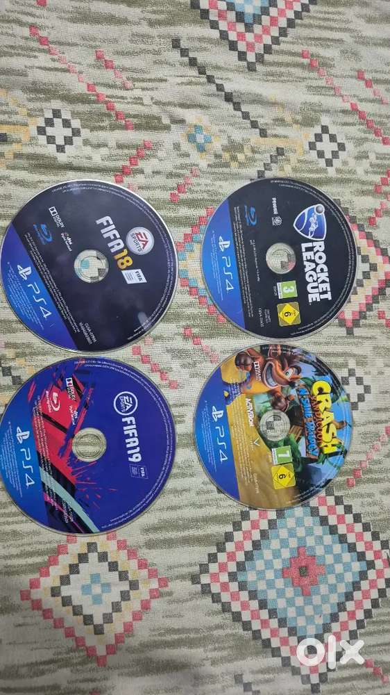 Ps4 games best condition 4 disc