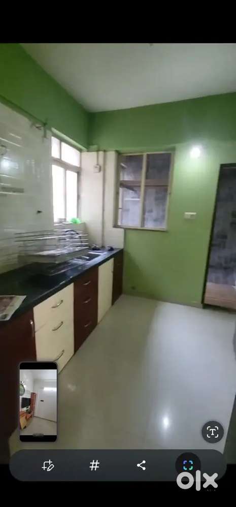 1bhk semi furniture family car parking flat rent ambegaon Dattnagar