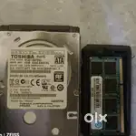 500 gb hard disk + 8 gb ddr 3 ram for laptop