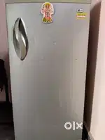 LG single door fridge and stand fan