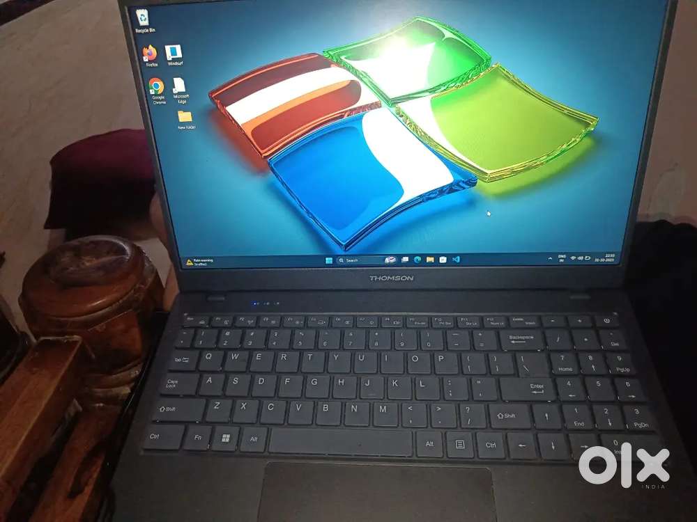 Thomson laptop there one little bit crack on keyboard in one month war