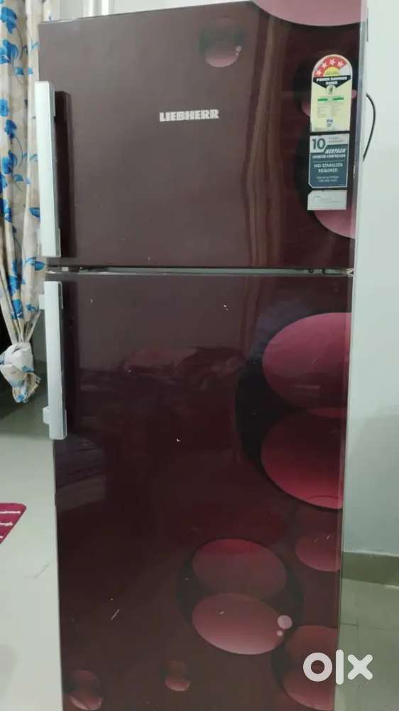 265 litre New condition Liebherr Fridge 4 Star double door.