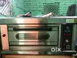 Pizza oven electric with gas