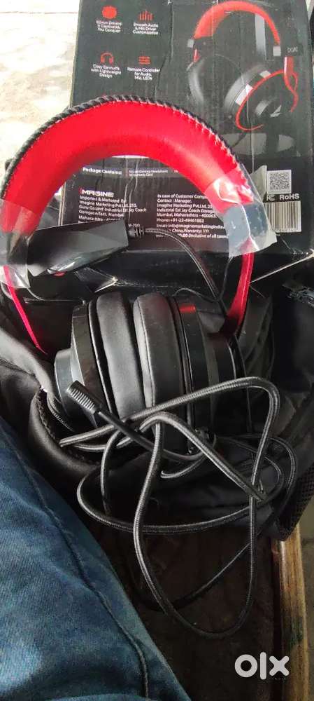 Boat gaming headphone wierd new headphone urgent selling