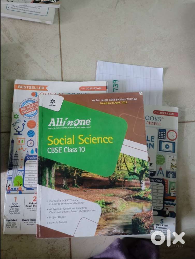 Arihant All in one guides & Oswal PYQ . Class10