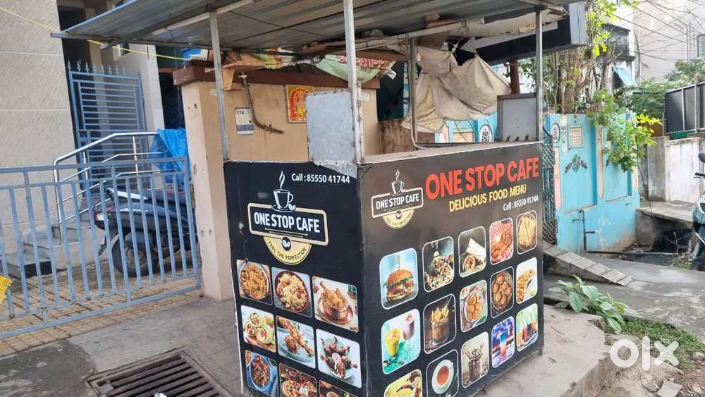 Fast Food Counter With All Appliances